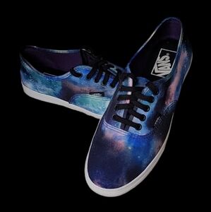 Vans Galaxy Shoes, Men's Size 6, Women's Size 7, Blue Turquoise Purple, Unisex